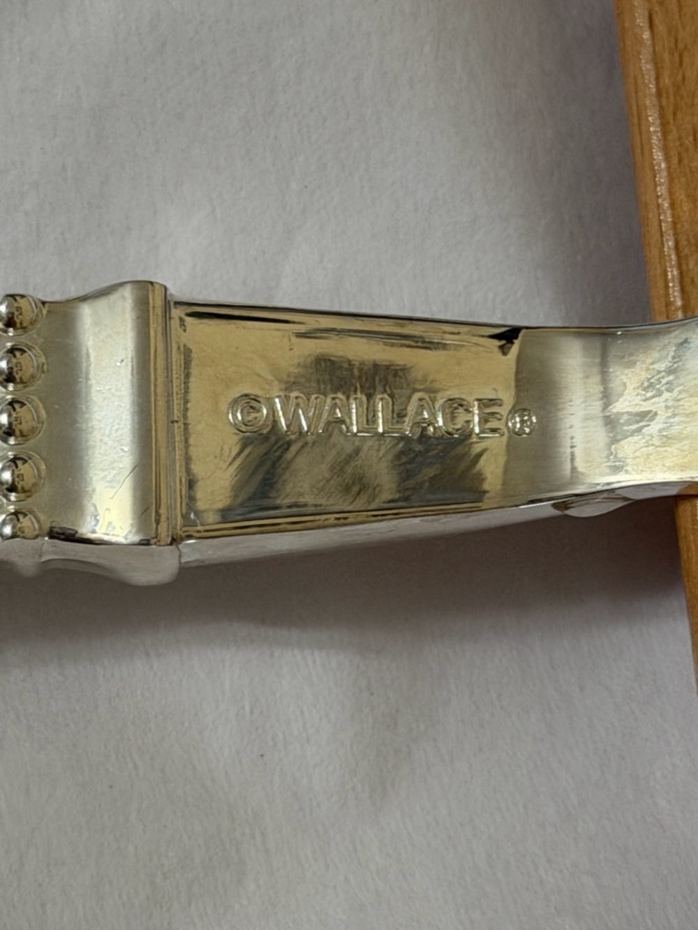 WALLACE Silver Cake Server - Picture 10 of 12